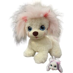HASBRO Playskool Puppy Surprise 1 Puppy 2005 Cream Pink 10” Dog Stuffed Animal